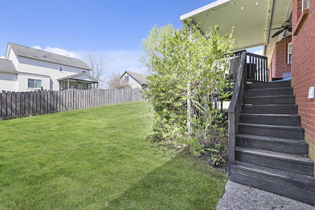 5009 Lanier Dr, Greenbrier, TN 37073 - view of yard with stairs