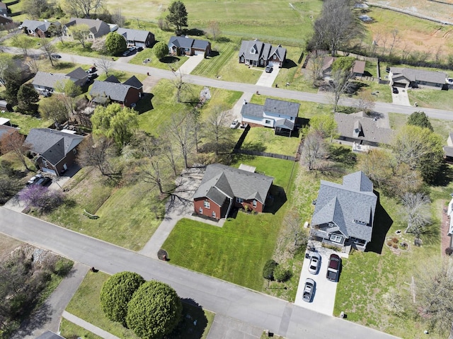 5009 Lanier Dr, Greenbrier, TN 37073 - aerial view of property's location with nearby suburban area