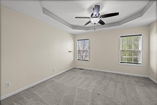 5009 Lanier Dr, Greenbrier, TN 37073 - empty room with a tray ceiling, plenty of natural light, and baseboards