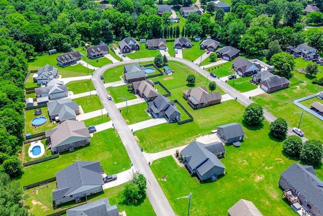 1020 Corey Dr, Lewisburg, TN 37091 - aerial view of residential area