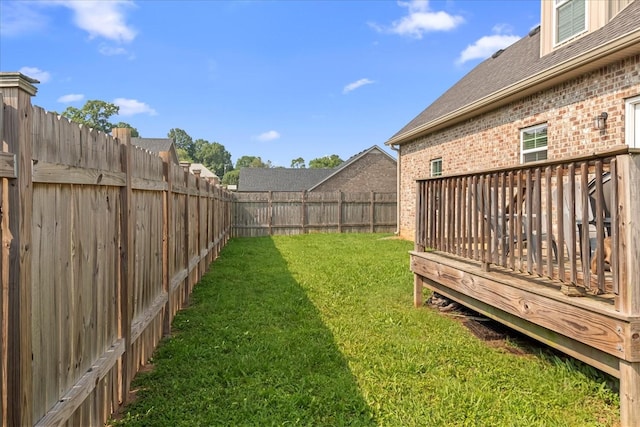 1020 Corey Dr, Lewisburg, TN 37091 - view of yard featuring a wooden deck