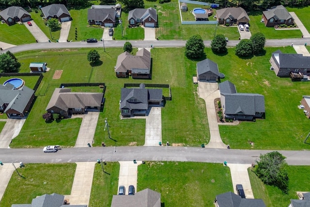 1020 Corey Dr, Lewisburg, TN 37091 - aerial view of property and surrounding area with nearby suburban area