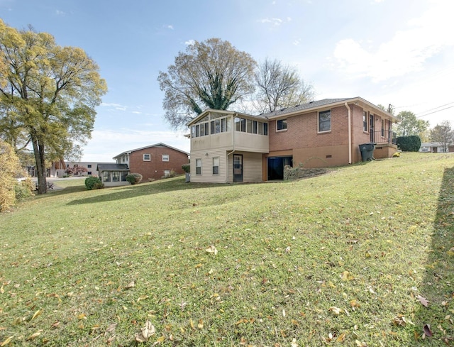 930 Havenhill Dr, Nashville, TN 37217 - rear view of house featuring brick siding and a lawn