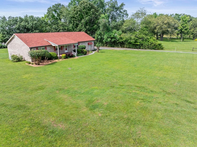 1611 Lincoln St W, Tullahoma, TN 37388 - view of green lawn with view of scattered trees