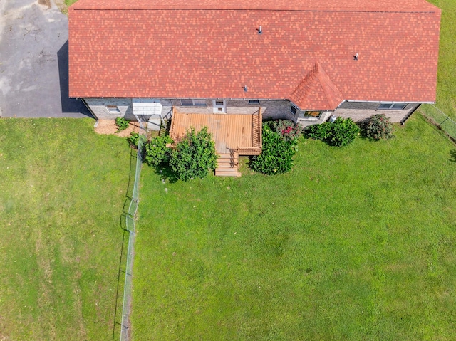 1611 Lincoln St W, Tullahoma, TN 37388 - view from above of property