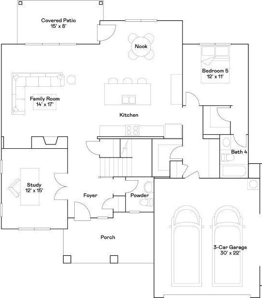 2456 Williams Ridge Dr, Columbia, TN 38401 - view of property floor plan