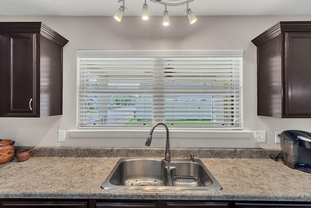 905 Azeri Ave, Murfreesboro, TN 37128 - kitchen featuring a sink, dark brown cabinets, and dishwasher