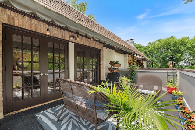 4505 Harding Pike Unit 103, Nashville, TN 37205 - view of patio with french doors