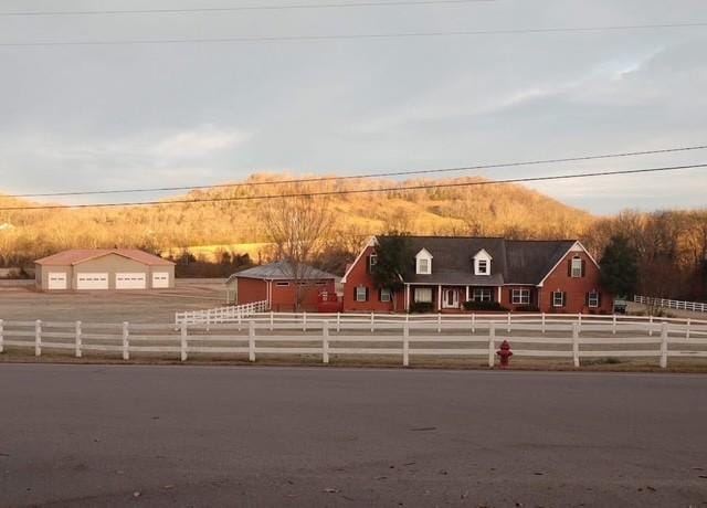 1446 Kittrell Rd, Franklin, TN 37064 - cape cod house with a view of rural / pastoral area and a mountain view