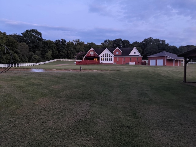 1446 Kittrell Rd, Franklin, TN 37064 - view of front of home featuring a front yard and a garage