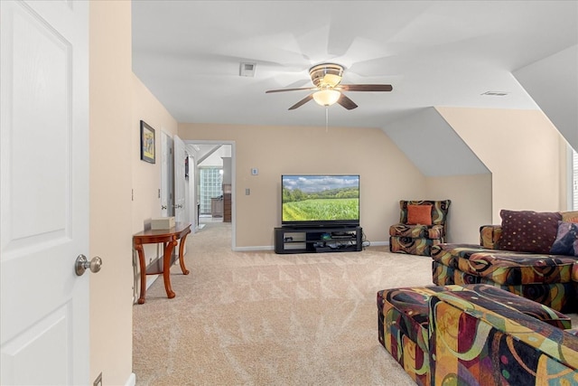 1446 Kittrell Rd, Franklin, TN 37064 - living room with ceiling fan and carpet flooring