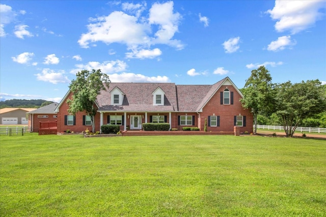 1446 Kittrell Rd, Franklin, TN 37064 - view of front of home with brick siding and covered porch