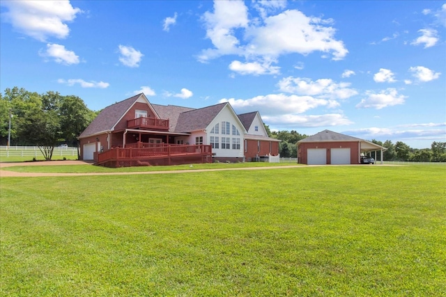 1446 Kittrell Rd, Franklin, TN 37064 - view of front of home with a detached garage and an outbuilding
