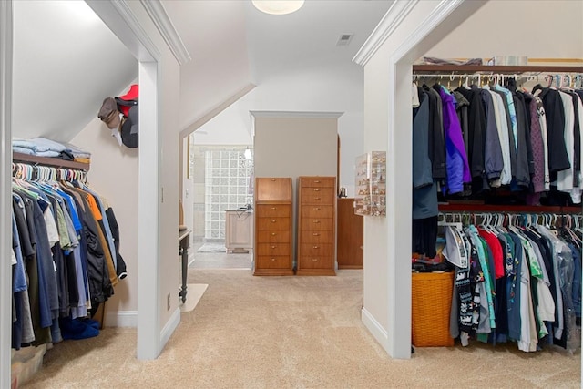 1446 Kittrell Rd, Franklin, TN 37064 - walk in closet featuring carpet flooring