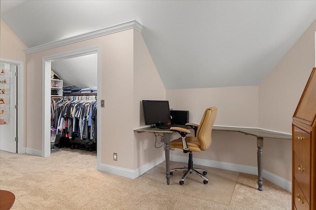 1446 Kittrell Rd, Franklin, TN 37064 - carpeted office space with lofted ceiling and baseboards