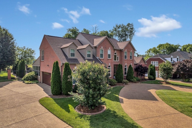 2005 Dunedin Cv, Old Hickory, TN 37138 - view of front of property with driveway, an attached garage, a front yard, and brick siding