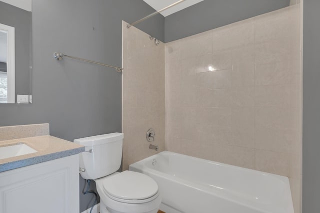 2005 Dunedin Cv, Old Hickory, TN 37138 - bathroom with toilet, vanity, and bathing tub / shower combination