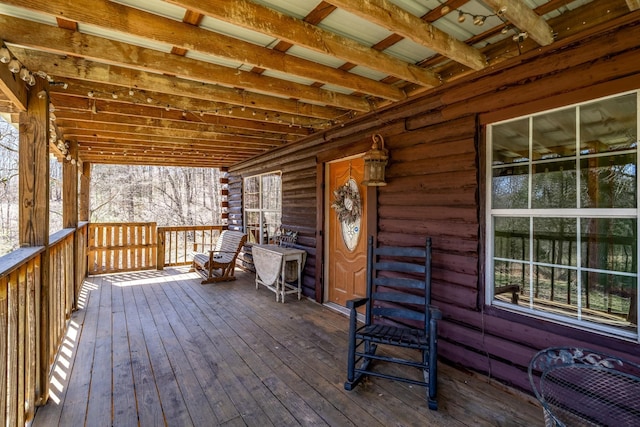 6720 Parker Rd, Lyles, TN 37098 - view of wooden terrace