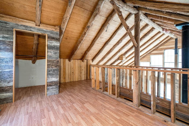 6720 Parker Rd, Lyles, TN 37098 - additional living space featuring wood finished floors, healthy amount of natural light, and wooden ceiling