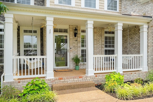 4055 Williford Way, Spring Hill, TN 37174 - entrance to property featuring a porch and brick siding