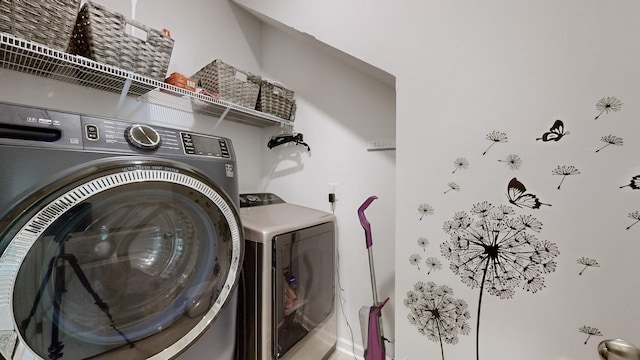 3632 Stormy Ln, Rockvale, TN 37153 - laundry area featuring washing machine and dryer