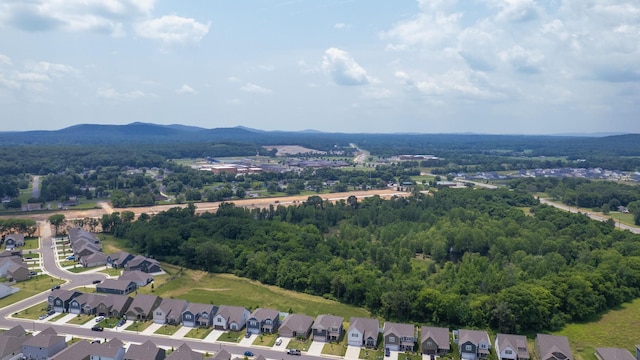 3632 Stormy Ln, Rockvale, TN 37153 - aerial perspective of suburban area with a mountain backdrop
