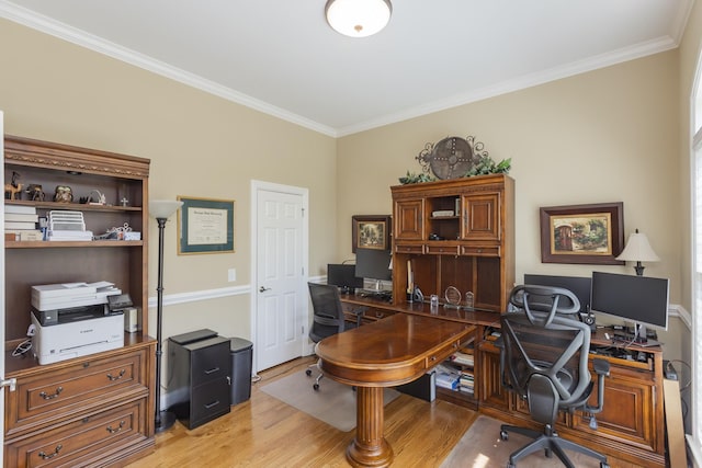 1414 Bernard Way, Franklin, TN 37067 - office space featuring crown molding and light wood finished floors