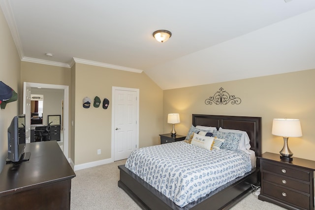 1414 Bernard Way, Franklin, TN 37067 - bedroom featuring crown molding, baseboards, and light carpet