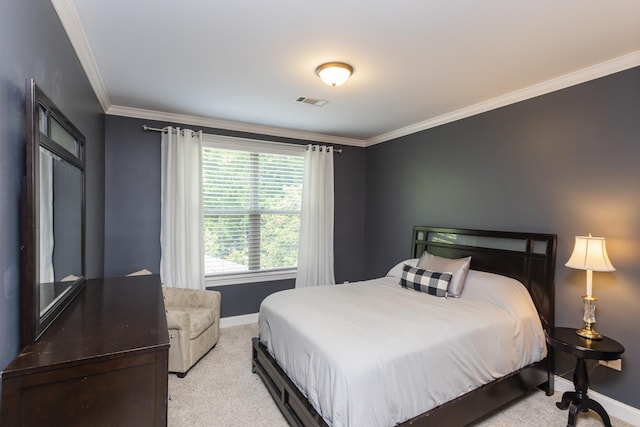 1414 Bernard Way, Franklin, TN 37067 - bedroom with light colored carpet, baseboards, and ornamental molding