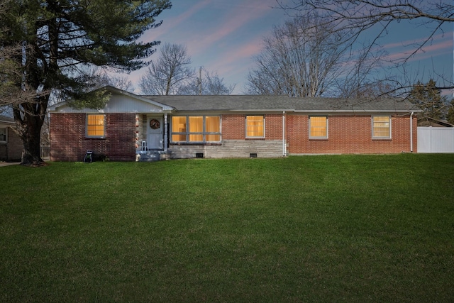 214 Glenn Ave, Gallatin, TN 37066 - view of front of property with brick siding and crawl space