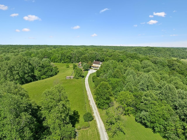 6795 Leipers Creek Rd, Columbia, TN 38401 - aerial view of a heavily wooded area