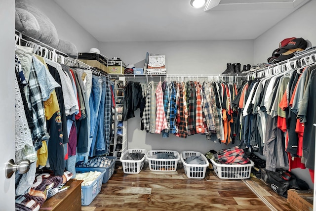 4717 Lunns Store Rd, Chapel Hill, TN 37034 - walk in closet featuring wood finished floors