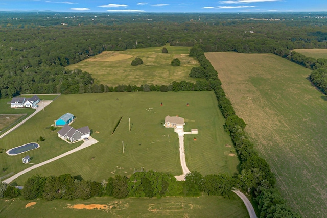 4717 Lunns Store Rd, Chapel Hill, TN 37034 - aerial view of property and surrounding area with rural landscape and a heavily wooded area