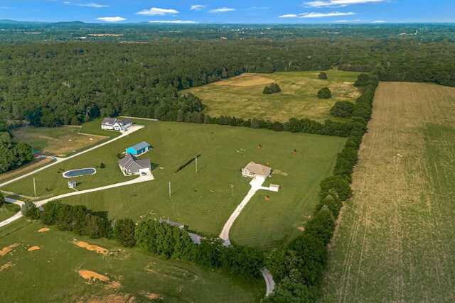 4717 Lunns Store Rd, Chapel Hill, TN 37034 - aerial view of property and surrounding area featuring a forest and rural landscape