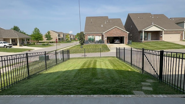 213 Rosemary Way, Mount Juliet, TN 37122 - view of yard with concrete driveway, a residential view, and an attached garage