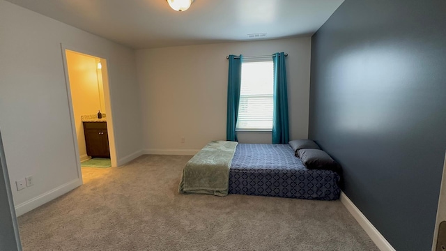 213 Rosemary Way, Mount Juliet, TN 37122 - bedroom with light carpet, baseboards, and ensuite bathroom