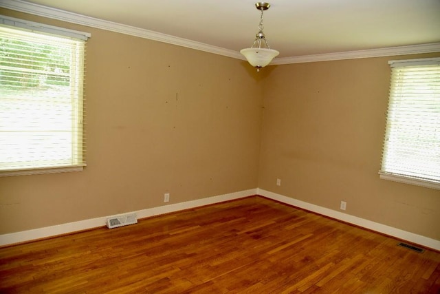1314 Burton Valley Rd, Nashville, TN 37215 - empty room with baseboards, wood finished floors, and ornamental molding