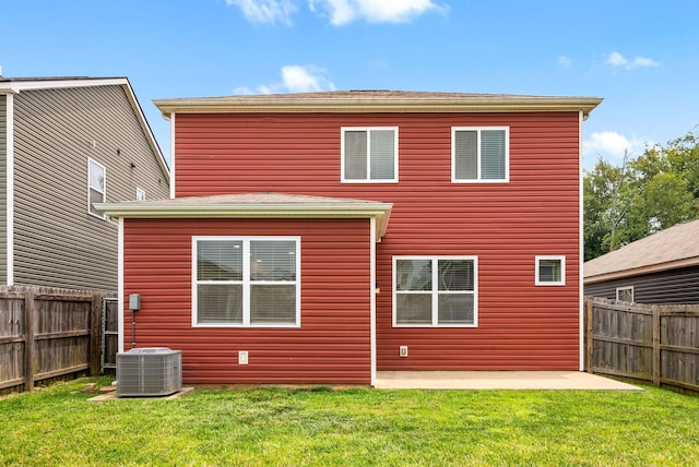 148 Victory Cir, Ashland City, TN 37015 - rear view of house featuring a patio and central air condition unit
