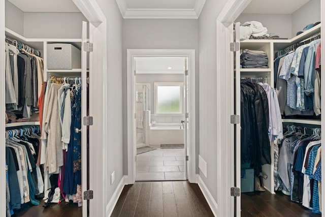 290 Academy Rd, Lebanon, TN 37087 - walk in closet with dark wood-type flooring