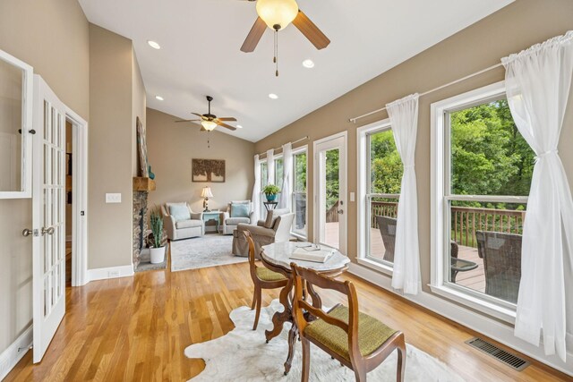 2090 Lequire Ln, Spring Hill, TN 37174 - sunroom / solarium featuring french doors and vaulted ceiling