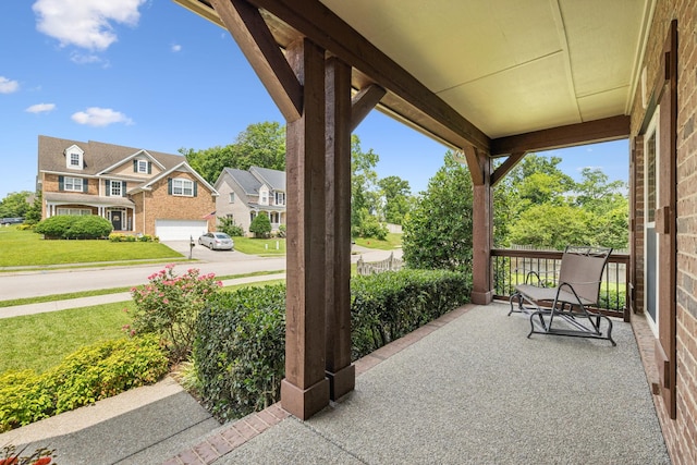 2090 Lequire Ln, Spring Hill, TN 37174 - porch with a lawn and a residential view
