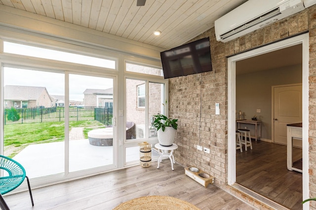1110 Colonel Reuben Searcy Ct, Murfreesboro, TN 37129 - sunroom with a wall unit AC
