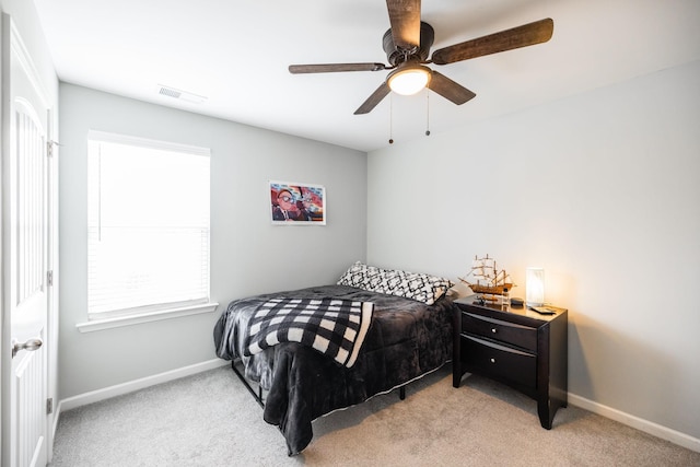 1110 Colonel Reuben Searcy Ct, Murfreesboro, TN 37129 - bedroom with baseboards, carpet flooring, and a ceiling fan
