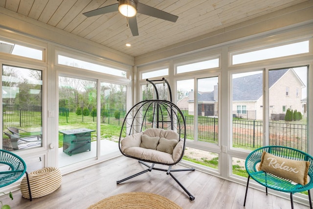 1110 Colonel Reuben Searcy Ct, Murfreesboro, TN 37129 - sunroom / solarium featuring a ceiling fan
