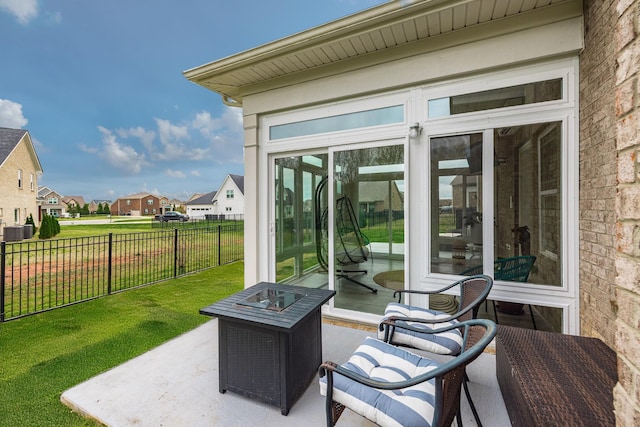 1110 Colonel Reuben Searcy Ct, Murfreesboro, TN 37129 - view of patio featuring a residential view
