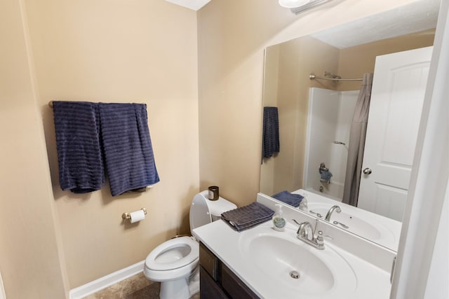 2541 Jackalope St, Murfreesboro, TN 37130 - full bathroom with vanity, toilet, and baseboards