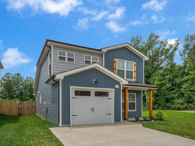 201 Quarry Overlook Way, Clarksville, TN 37043 - view of front of home with driveway and an attached garage