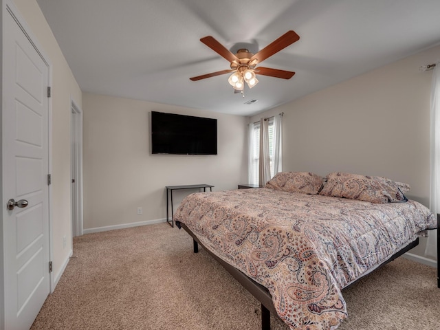 201 Quarry Overlook Way, Clarksville, TN 37043 - carpeted bedroom featuring baseboards and a ceiling fan