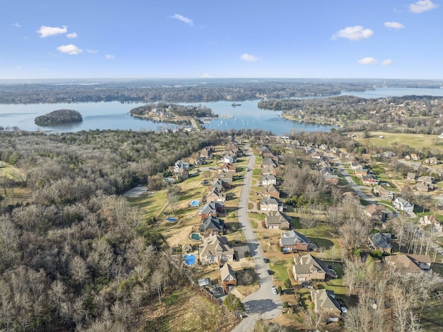 226 Hidden Harbour Dr, Mount Juliet, TN 37122 - aerial view of property's location featuring nearby suburban area and a large body of water