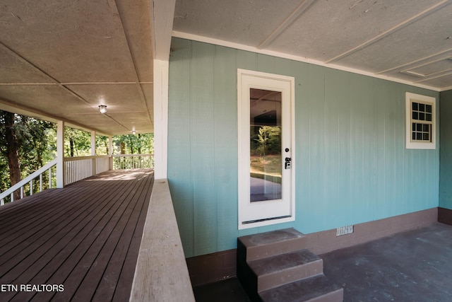 1799 Baker Hwy, Huntsville, TN 37756 - doorway to property featuring a porch